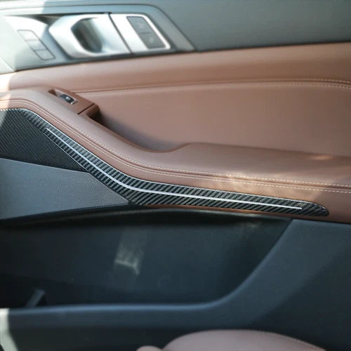 12PCS Dry Carbon Fiber Car Interior Trims Set For BMW X5 G05 X7 G07 2019-2021 - Bild 7 von 13