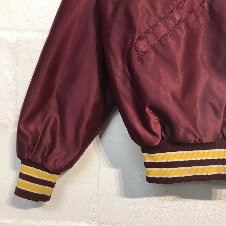 Chaqueta De Colección Butwin Campeón de Granate Abotonada Davidson Letterman L Hecha en EE. UU. Foto 4 de 4
