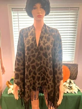 LU NYC WOMEN'S Brown Shawl No Size