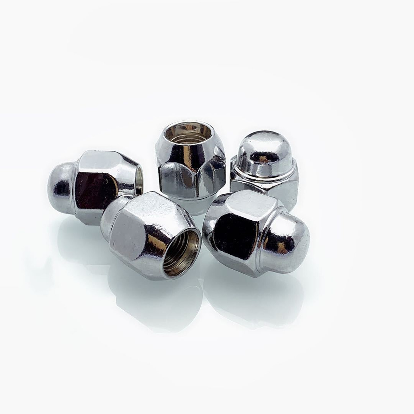 4Pcs For Nissan Alloy Wheel Nut M12 X 1.25 21hex Micra Juke Almera