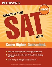 Master the SAT 2008 (Peterson's Master the SAT (Book onl... | Buch | Zustand gut