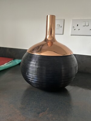 TOM DIXON Eiskübel Blau Pflaume Eiskübel Glas Kupferdeckel NEU UVP250