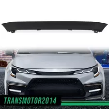 Fit For 2020 2021 2022 Toyota Corolla SE XSE Front Upper Black Grille Grill Trim