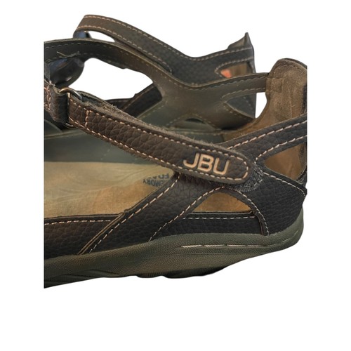 Sandali JBU by Jambu Memory Foam Sydney grigi scarpe comode casual donna 8,5 - Foto 11 di 14