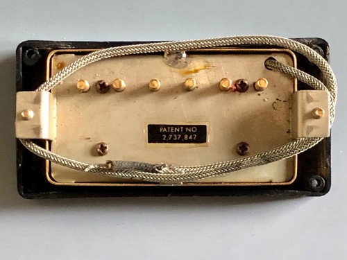 1968 Gibson Gold Patent Sticker Pickups…L@@K - Picture 5 of 10