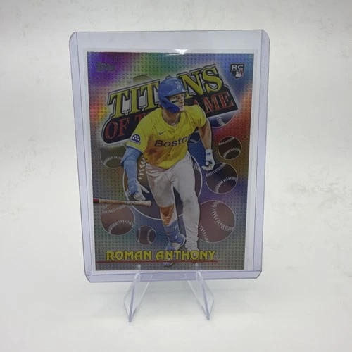 2026 Topps Chrome Titans of The Game Roman Anthony Boston Red Sox RC #TOG-9