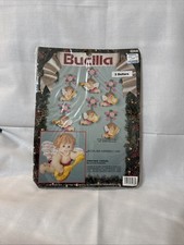 1991 Bucilla CHRISTMAS CHERUBS Felt Christmas Ornaments Kit 82936 Set of 6