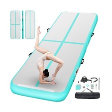 FBSPORT Inflatable Air Gymnastics Mat Training Mats 4/8 inches Thic... Fast Ship