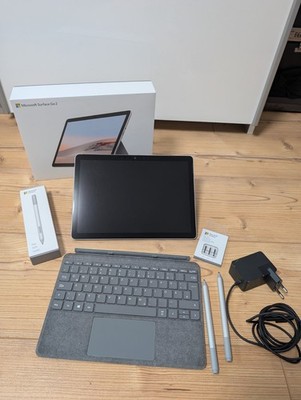 Microsoft Surface Go2 128GB Mit Tastatur, Surface pen, Netzteil,Pen Tips Und OVP