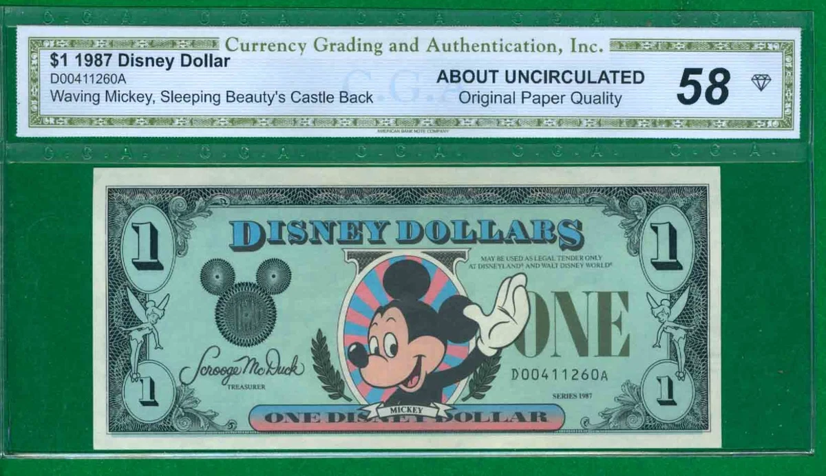 Disney Dollars 1987 for sale | eBay