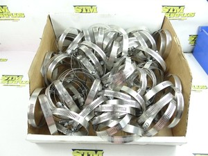 LOT OF 75 NEW IDEAL-TRIDON STAINLESS STEEL HOSE CLAMPS 1-1/2" TO 3-1/2" DIA
