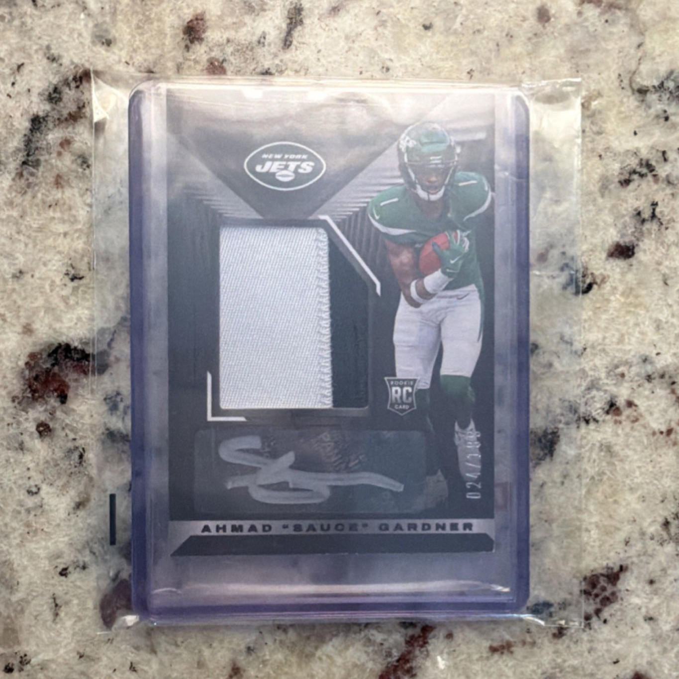 Sauce Gardner Panini Black #231 Patch Autograph