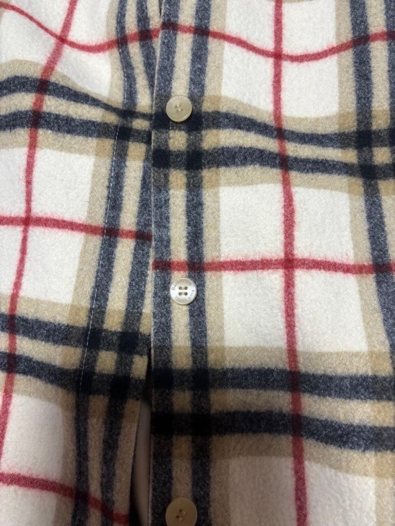 Burberry   Check Pattern Long Coat thumbnail 3