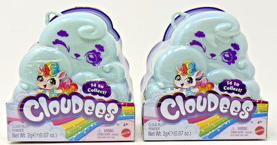 Cloudees Cloud Themed Reveal Pet Surprise Figure Doll Fluff Powder Toy-Lot of 2