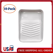 9 in Plastic Tray Liner 10-Pack Disposable Paint Rolller Tray Liners Fits 1-Qt T