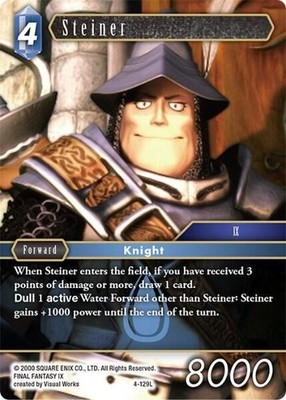 Steiner - 4-129L - NM - Final Fantasy