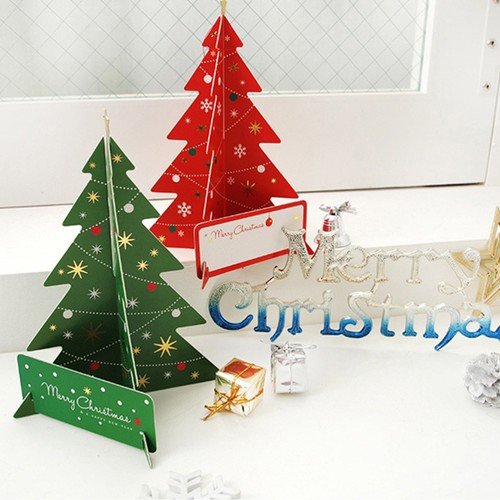 4 Piezas Árbol de Papel de Navidad Juguete Decoración Adorno para Niños Niños Hogar - Imagen 11 de 12