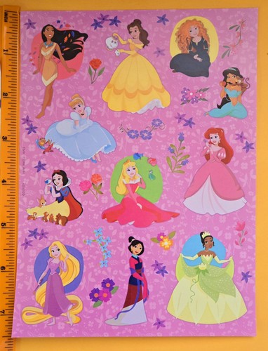 Disney Princess Sticker Sheet. - Picture 1 of 1