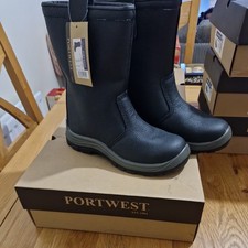 Portwest Steelite Safety Lined Rigger Boot Steel toe and Midsole size uk 6.5