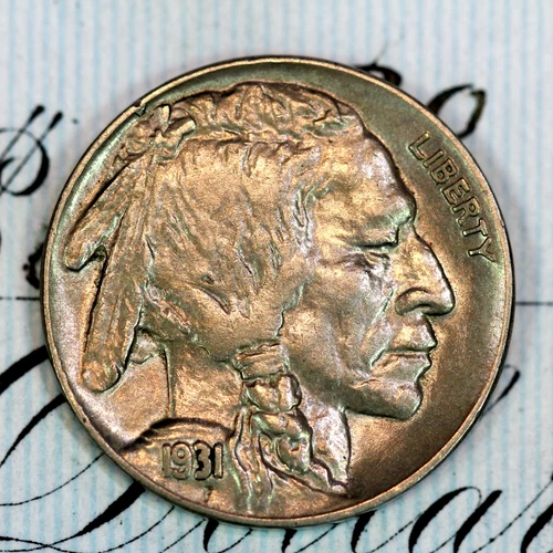 * 1931-S * NEAR+ GEM BU MS BUFFALO NICKEL * FROM ORIGINAL COLLECTION