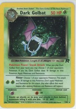 Pokémon TCG Team Rocket Dark Golbat 7/82 Holo 0293 on eBay