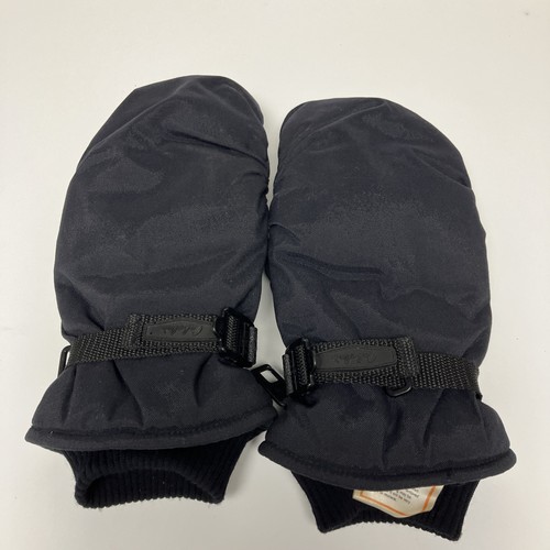 Cabelas GORE TEX Leather Mittens Men 2XL Black Thinsulate 3M Snowboard Ski