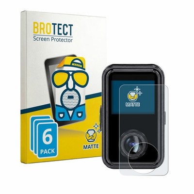 6x Schutzfolie Matt für Vantrue E360 Ace Displayschutz Antireflektierend