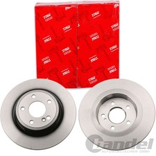 2X TRW BREMSSCHEIBEN 300mm VOLL HINTEN PASSEND FÜR MERCEDES-BENZ SLC SLK |