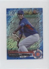 2017 Bowman Chrome Minis Prospects Blue Shimmer Refractor Oscar De La Cruz fs9