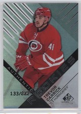 2016 SP Game Used Authentic Rookies Rainbow Player Age /222 Trevor Carrick f1h