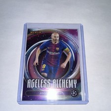 Topps Merlin Andrés Iniesta FC Barcelona Ageless Alchemy AA-15 Insert 2025