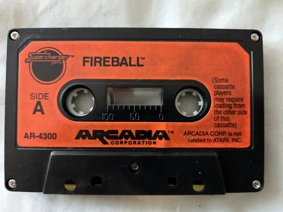 Atari 2600 FIREBALL cassette game - Complete In Box for Arcadia Supercharger - Image 4 of 4