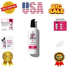 All in One Curl Cream Styler, Anti Frizz Curling Cream for Curly Hair, Repair...