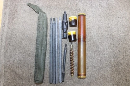 US Military Issue WW2 03 03A1-A4 M1 GARAND M1917 30-06 Rifle Cleaning Kit Set BJ