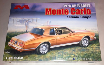 #ad Moebuis 1978 Chevy Monte Carlo Landau Coupe 1:25 scale model car kit 2330 $39.95