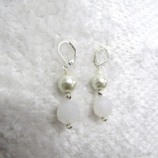 White Pearl Drop Fashion Earrings For Women Teen Her Gift Holiday Chic Casual