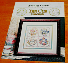 Stoney Creek Collection TEA CUP SAMPLER Cross Stitch Book 105 - VGUC