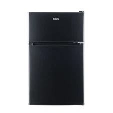 Galanz 3.1 Cu ft Two Door Mini Fridge, Black, New