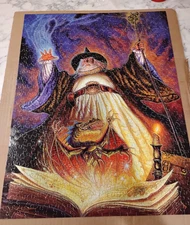 Dragon Spell 550 Piece Ceaco Glow in the Dark  Jigsaw Puzzle Complete