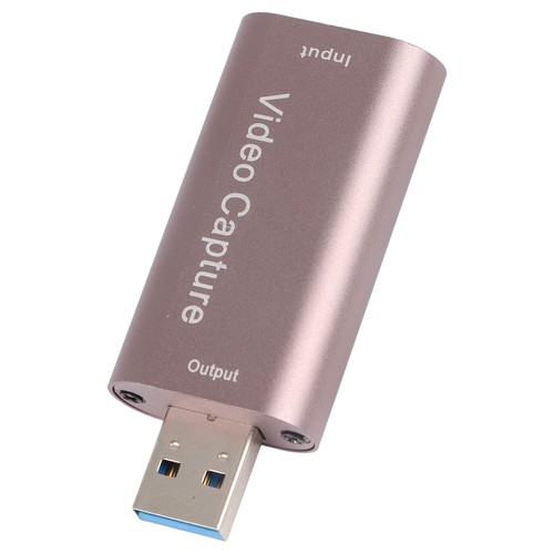 Video Capturing Card 1080P 60Hz Usb Interface Hd Input Aluminum Alloy Cam AM - Afbeelding 12 van 22