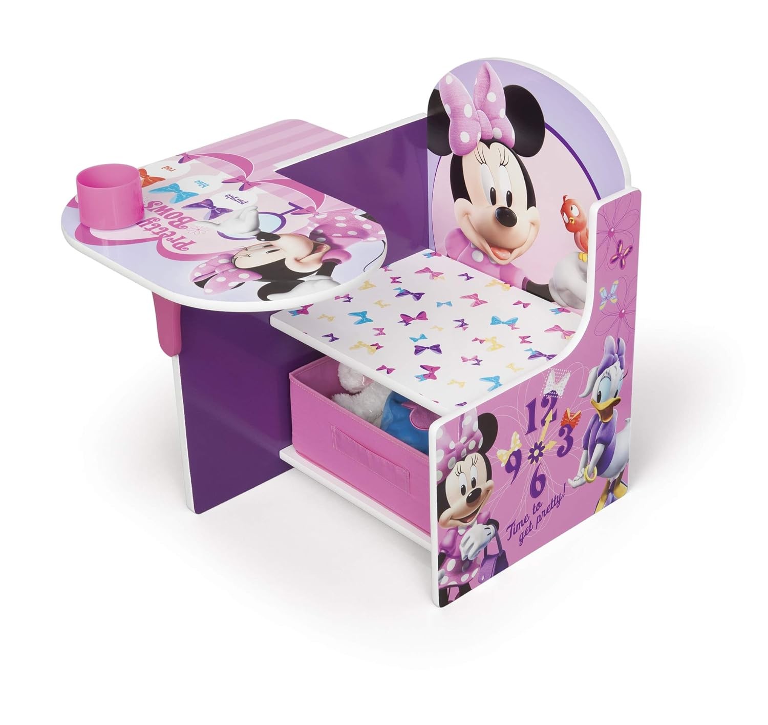 Chair Desk With Storage Bin, Disney Minnie Mouse