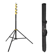 Flashpoint Pro Heavy-Duty Air-Cushioned Light Stand Yellow, 13'
