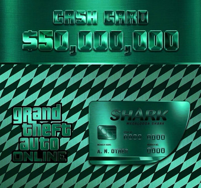 GTA 5 Online Cash $50,000,000 Shark Megalodon Shark + gemodete Autos
