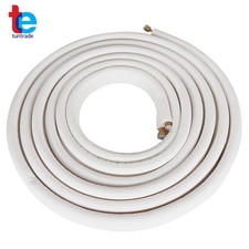 White Install Kit For Mini Split Heat Pump Systems 1/4"-1/2" Dia. 25 Feet New