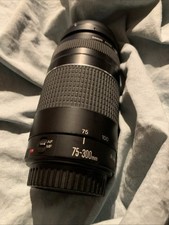 Canon 75-300mm camera lense