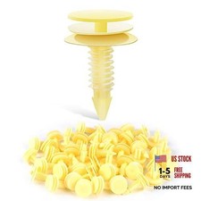 50Pcs Front Door Trim Panel Retainers Clips Compatible with Buick 50 Clips 8mm