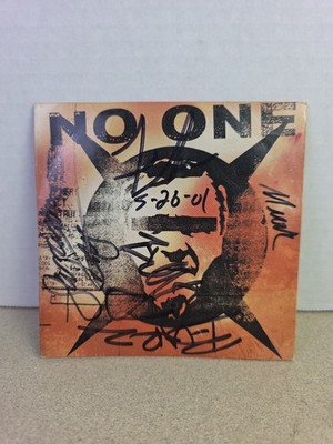 Autographed No One: Self Titled Debut Promotion Album (CD, 2001) Signed 