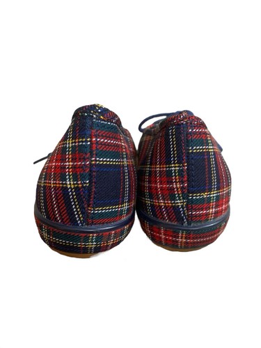 Grasshoppers Grunge Punk Tartan Plaid Casual Tie Up Sneakers Size 7.5 - Picture 4 of 4