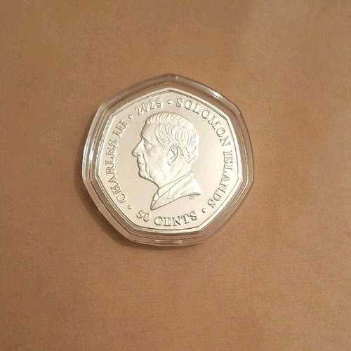 Peter Rabbit Flopsy Bunny Solomon Islands 2025 50 Cents Coin - Afbeelding 2 van 2