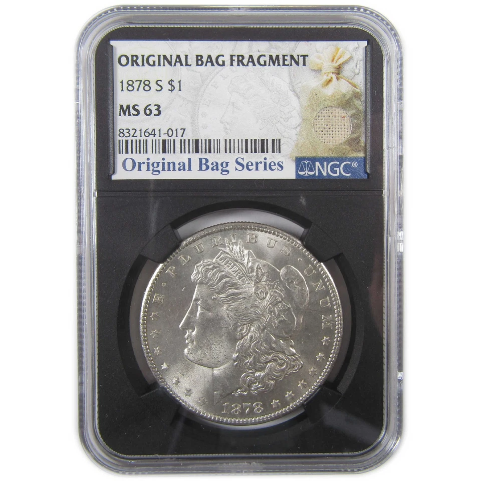 1878 S dólar Morgan MS 63 NGC plata original bolsa fragmento SKU:I18155